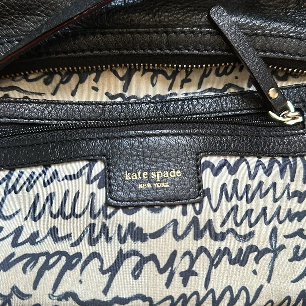 kate spade NEW YORK Black Leather Shoulder Bag